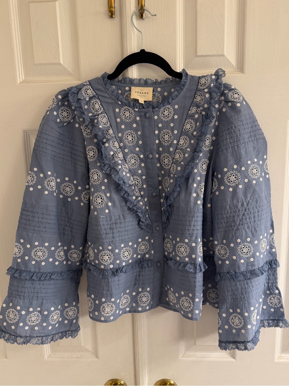 Sezane Nele Blouse NWOT 38